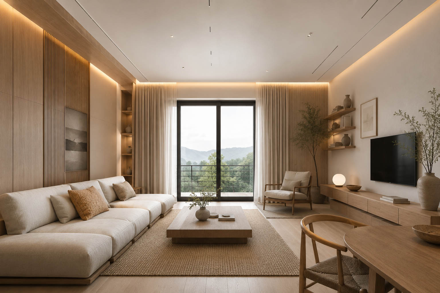 We create a 3D interior and 360° walkthrough