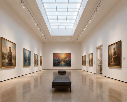 Modern white gallery style preview
