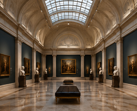 Classic museum hall style preview