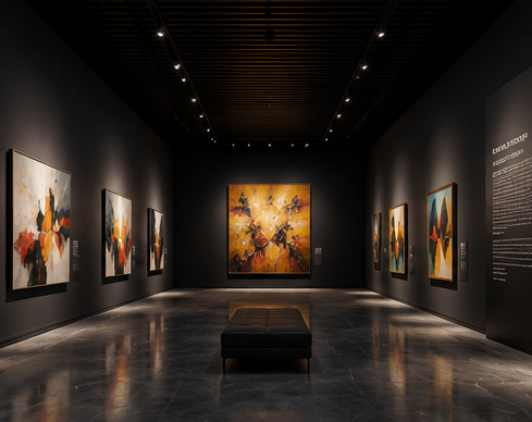 Dark contemporary gallery style preview