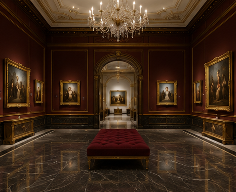 Luxury exhibition gallery style preview